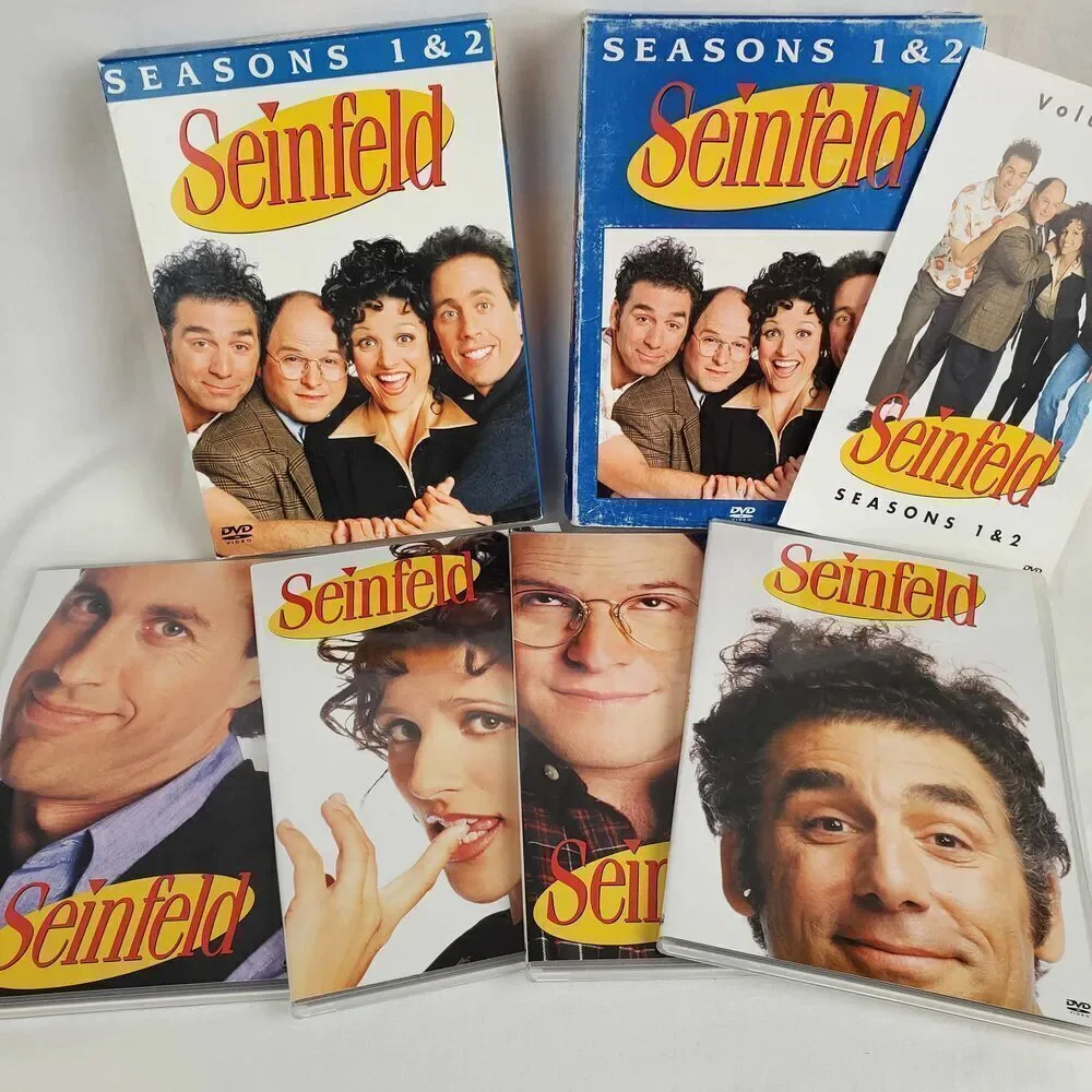Seinfeld Season 1 & 2 DVD 4-disc Set